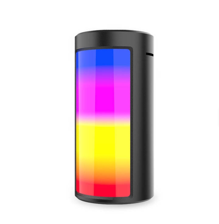 SING-E RGB Subwoofer Stereo Sound Hifi Pulse Led Light Deep Bass Colorful Outdoor Mini Party Smart Wireless BT Speaker