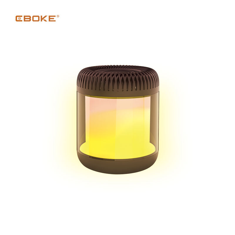 Yazhoulong Factory Portable Wireless Speakers with LED Light Effects Music Box Wireless Speaker Speaker Custom Logo