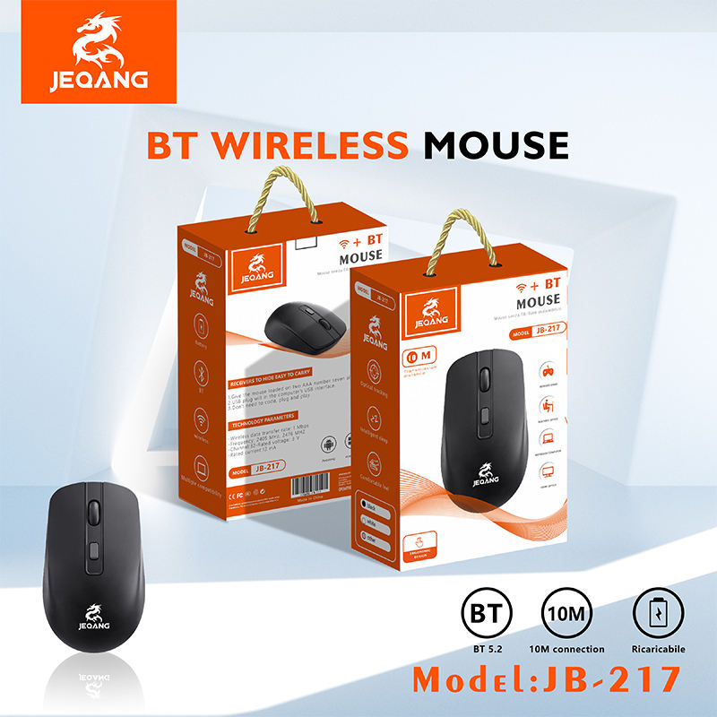 Jeqang Optical USB Mouse Multiple Compatibility for PC and Laptops in Stock