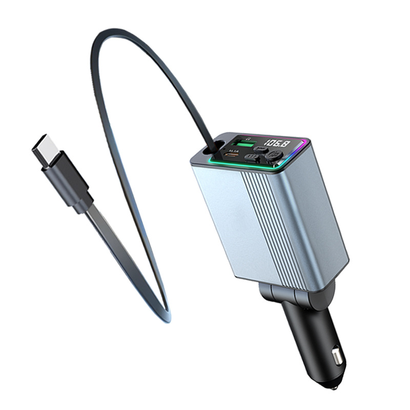 KAIWEIDI -03Expansion cable car phone charger 100W super fast charging pd30W fast charging multifunctional with cigarette lighte