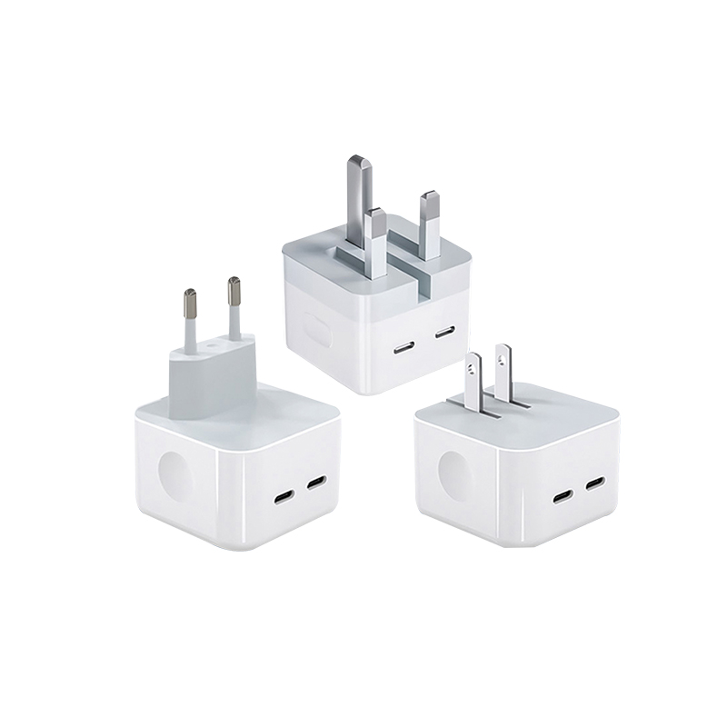 HUAYUE Charger 35W USB-C+C PowerAdapterUSB-C+C to Lightning Cable