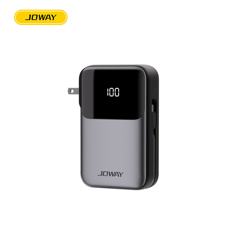 JOWAY JP332 self-contained mobile power CCC certification PD45W fast charging self-contained AC plug factory