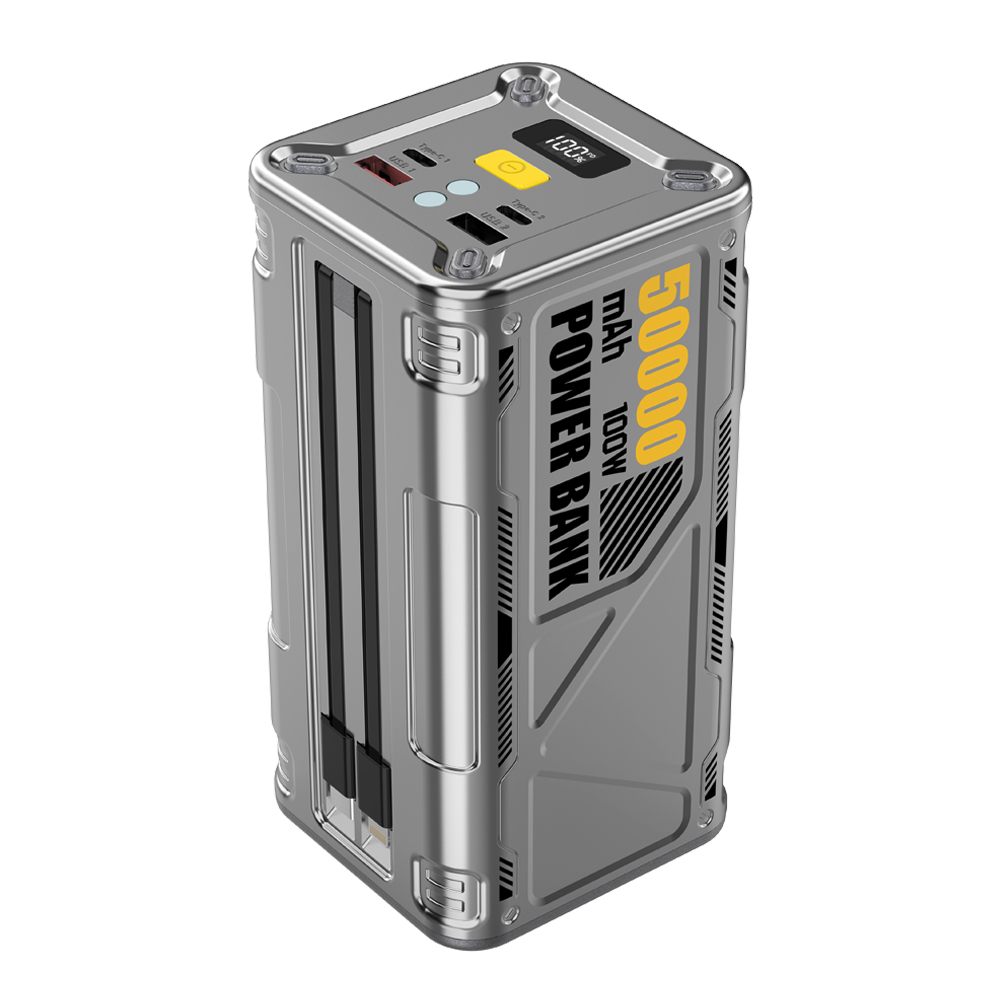 50000 mAh charging treasure 100W bidirectional super fast charging high power mobile power portable outdoor charging treasure