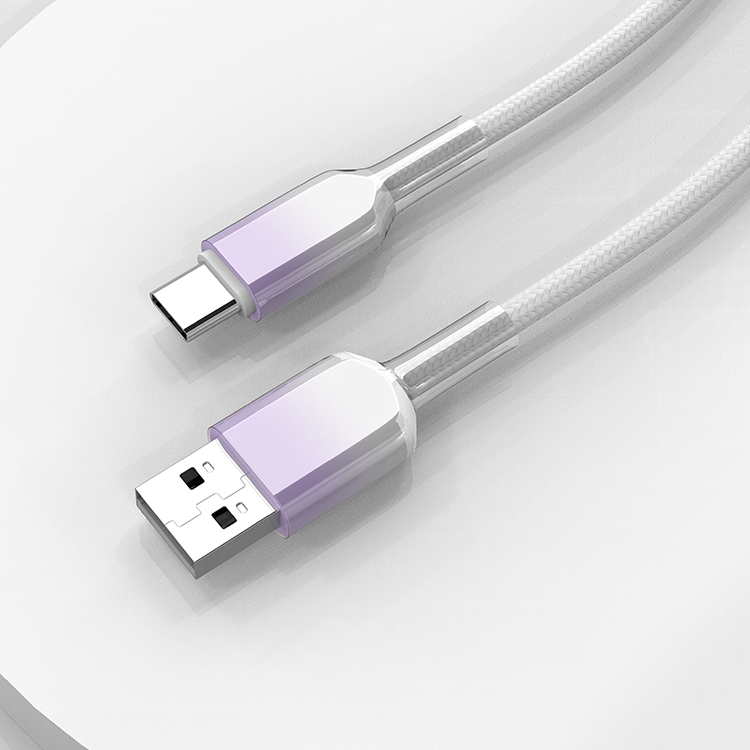 Transparent gradient fast charging data line-1