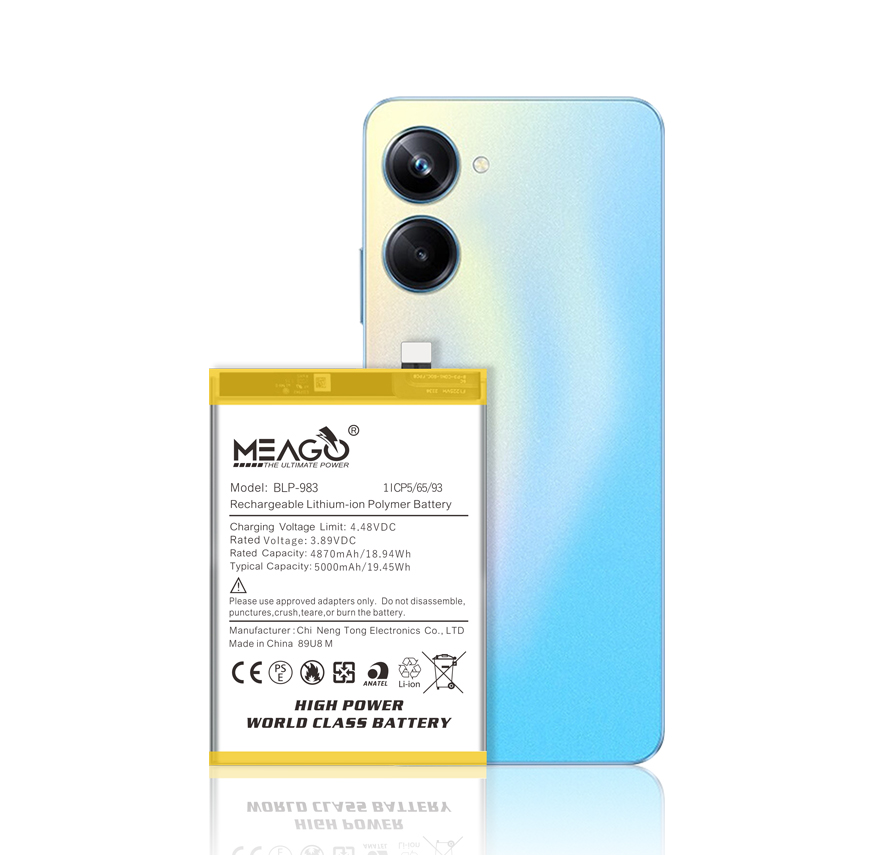 MEAGO OPPO Realme 10pro-5000mAh BATTERY