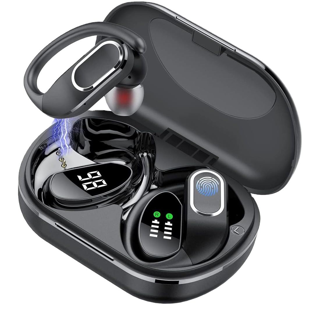 HE Wireless Earbuds Bluetooth 5.3 Headphones Original Hanging Ear Style Sport Headsets No Noise Cancelling Wireless Tws Headphon