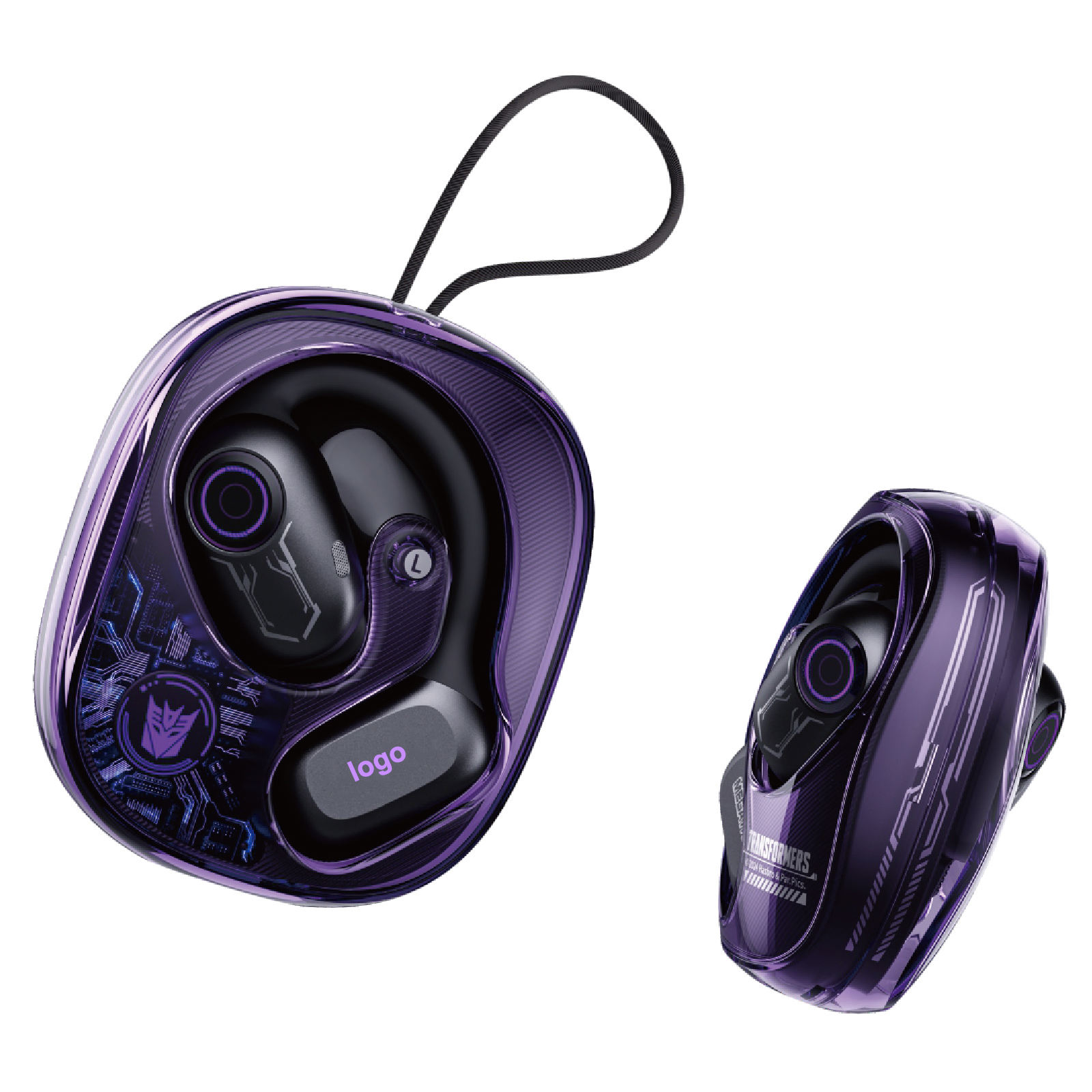 HE OEM ODM Open Ear Earbuds True Wireless Over the Ear Earbuds Bluetooth 5.4 OWS Headphone with Earhooks Earphones