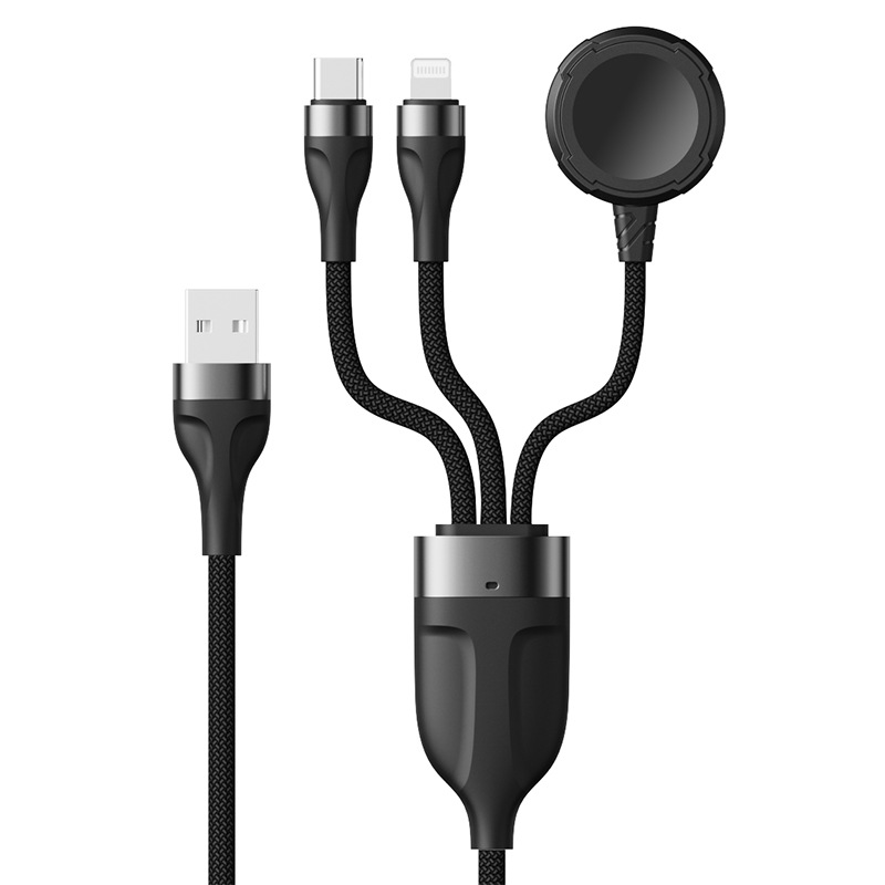 XINGANHUI Magnetic watch portable multifunctional three wire wireless charger magnetic wireless charging