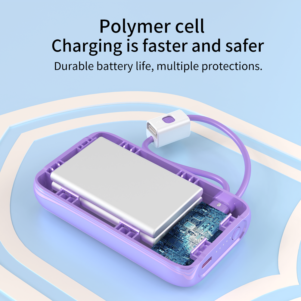 HEPU--Wired charging treasure--HP256--10000mAh