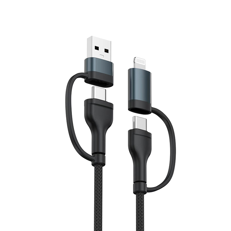 Ronghao  4IN1 Data Line USB Type-C  Lightning Micro-USB 005
