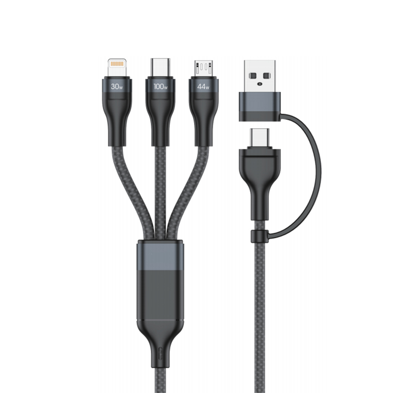 Ronghao 3in1 Data Line USB Type-C  Lightning Micro-USB 003