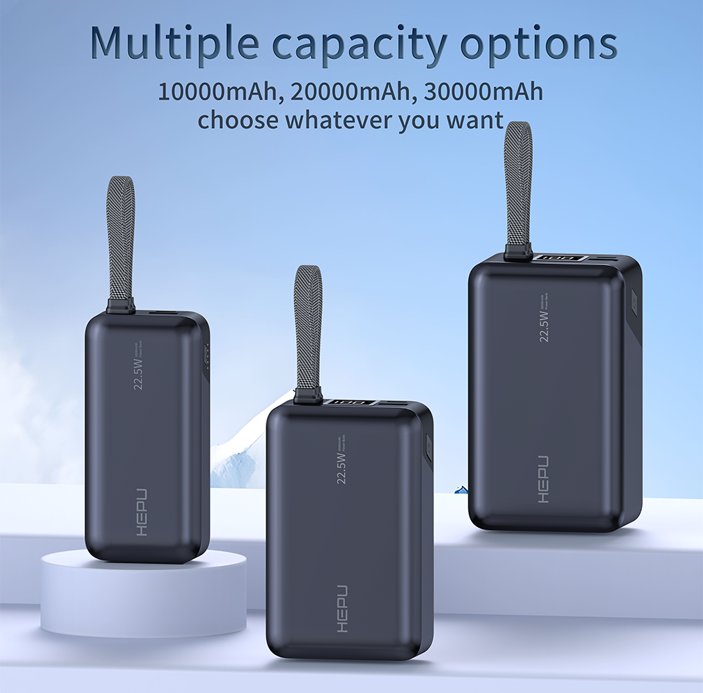 HEPU--Wired charging treasure--HP-A06--20000mAh