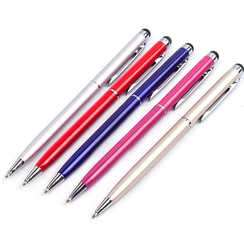 KSENTRY China Factory Advertising Promotional Aluminum Customized Logo Personalized Metal Ball Stylus Pen With Logo