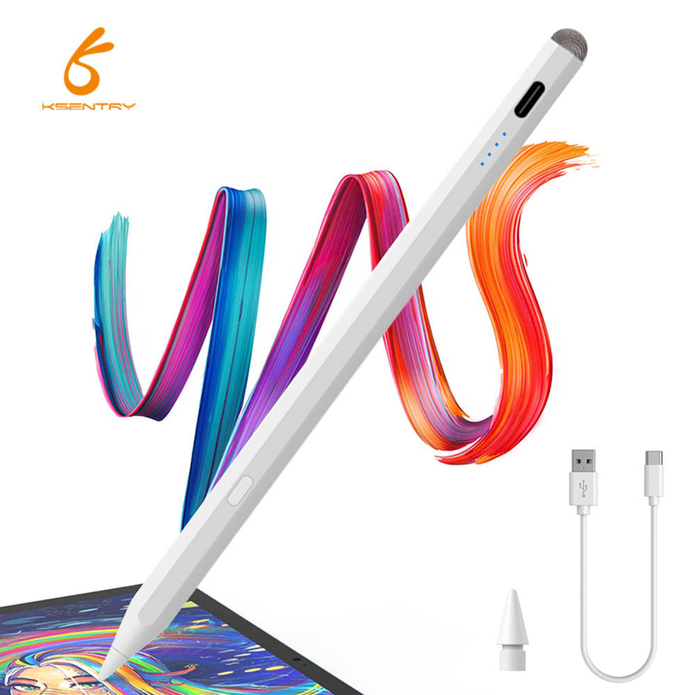 KSENTRY 2025 Active Stylus Pen Original for Apple Pencil Compatible Magnetic for iPad Made of Metal and Plastic