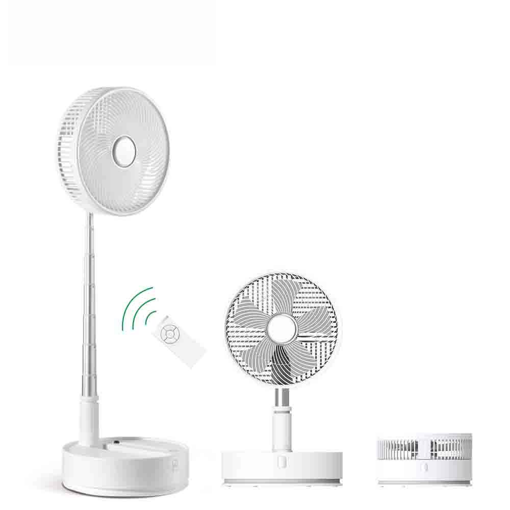 ADYSS Outdoor Portable Handheld Table Fan Rechargeable Foldable Pedestal Stand with Remote Control Battery Powered