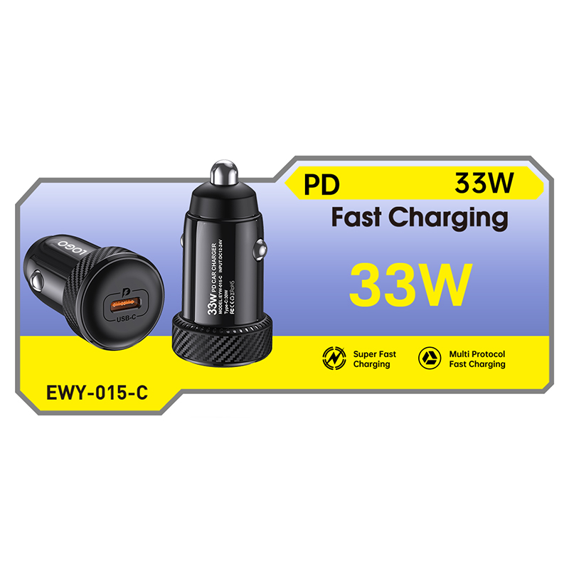 Enyuanwei Car Accessories Car Chargec PD 33w Fast Charging