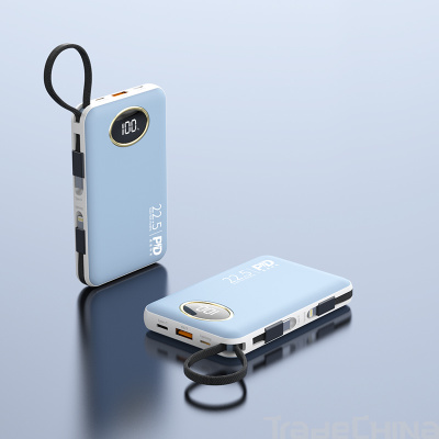 QIFU Angel Eye 22.5W Digital Display Outdoor Power Bank 20000mAh Super Fast Charging Mobile Power Supply