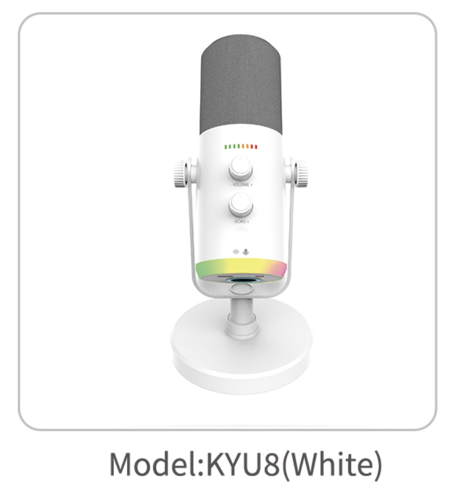 KAIYIN Audio Equipment KYU8 MIC speaker WHITE