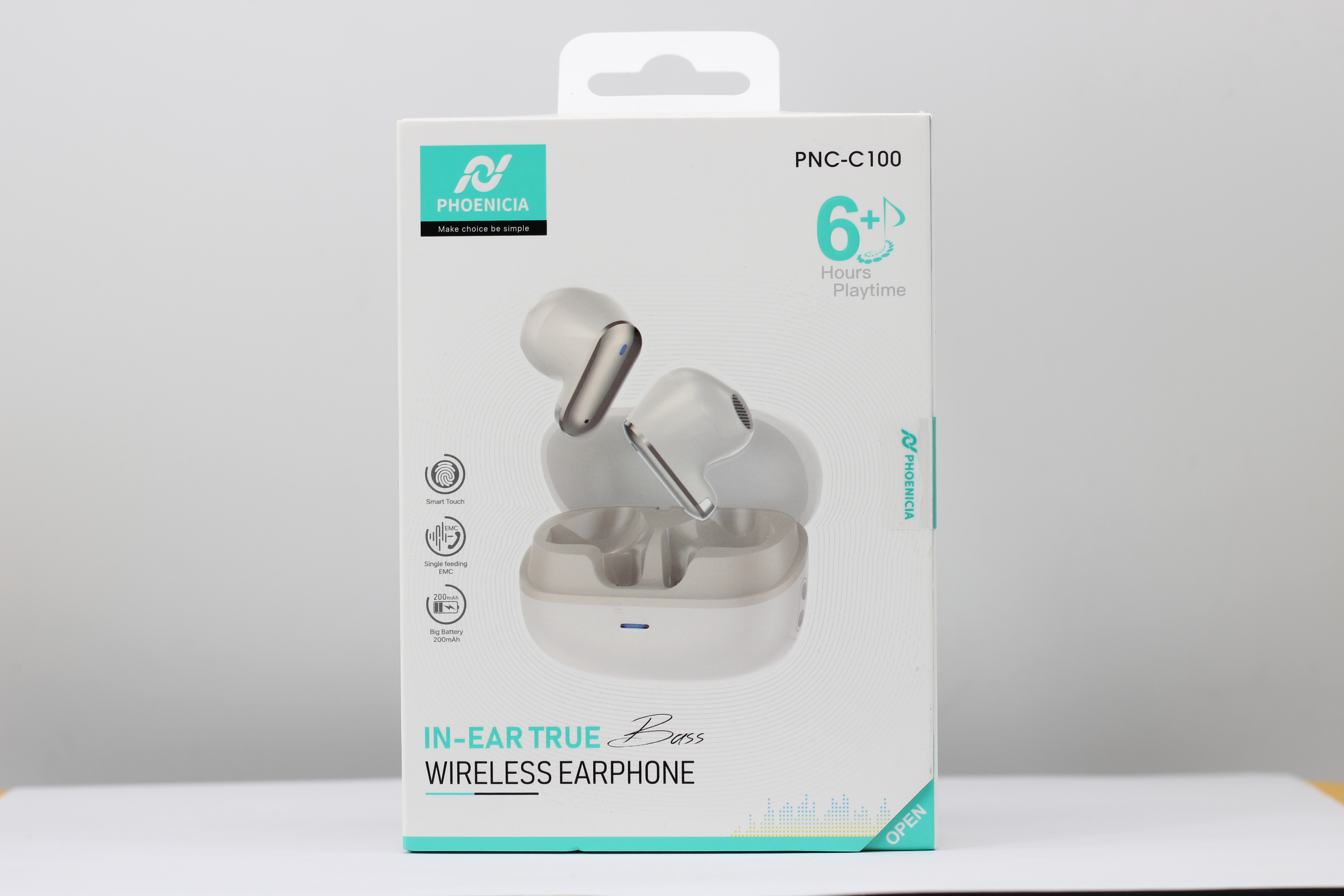 PHOENICIA TWS earbuds big battery 500 mAh ENC PNC-M16 wireless earphone bluetooth earphone