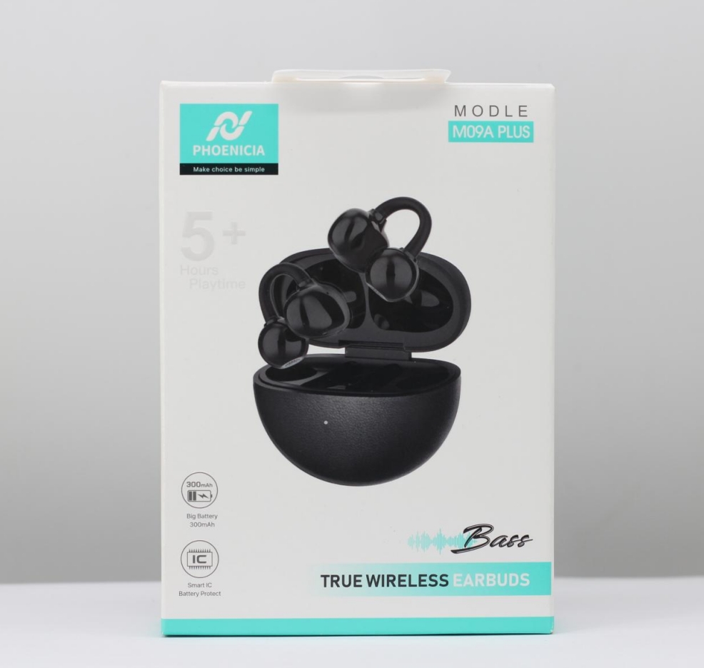 PHOENICIA TWS ture wireless stereo earbuds M09A PLUS 300mAh battery bluetooth earphone