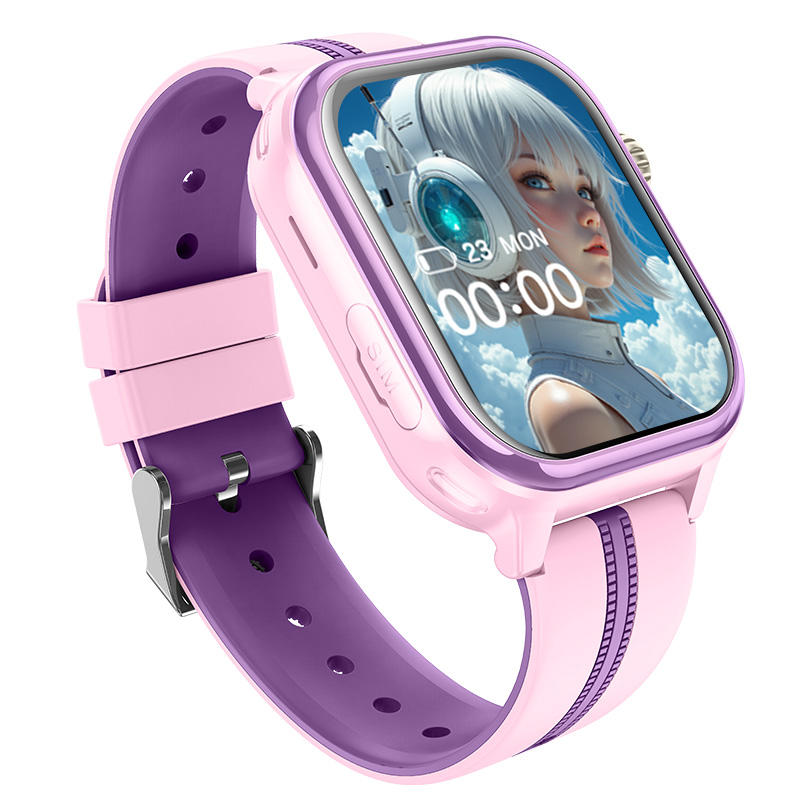 Wonlex KT39 4G Android Watch SIM Card Smart Watch Phone Rotation Camera 1+16GB Memory Heart Rate GPS Watch for Kids