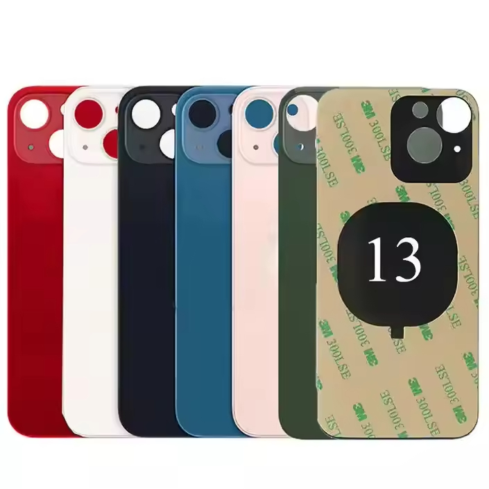 Small Hole Back Cover for 8P X XR XS XSMAX 11 12Mini 13Pro 14Pro Max Mobile Phone Housings Replacement for iPhone Back Glass