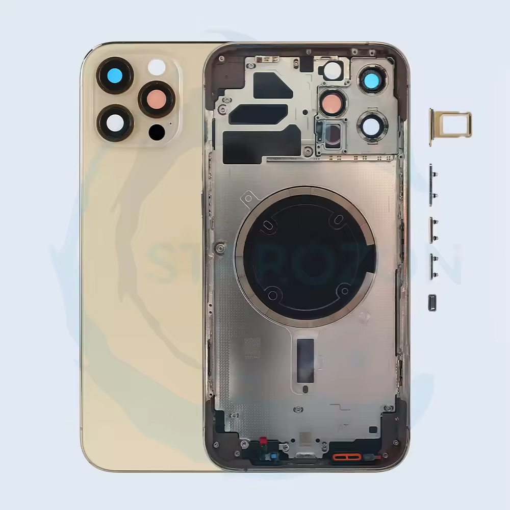 STAROZON 100_ Authentic Back Glass Big Hole for Iphone 11 12 13 14 15 Series Mobile Phone Housings Replacement