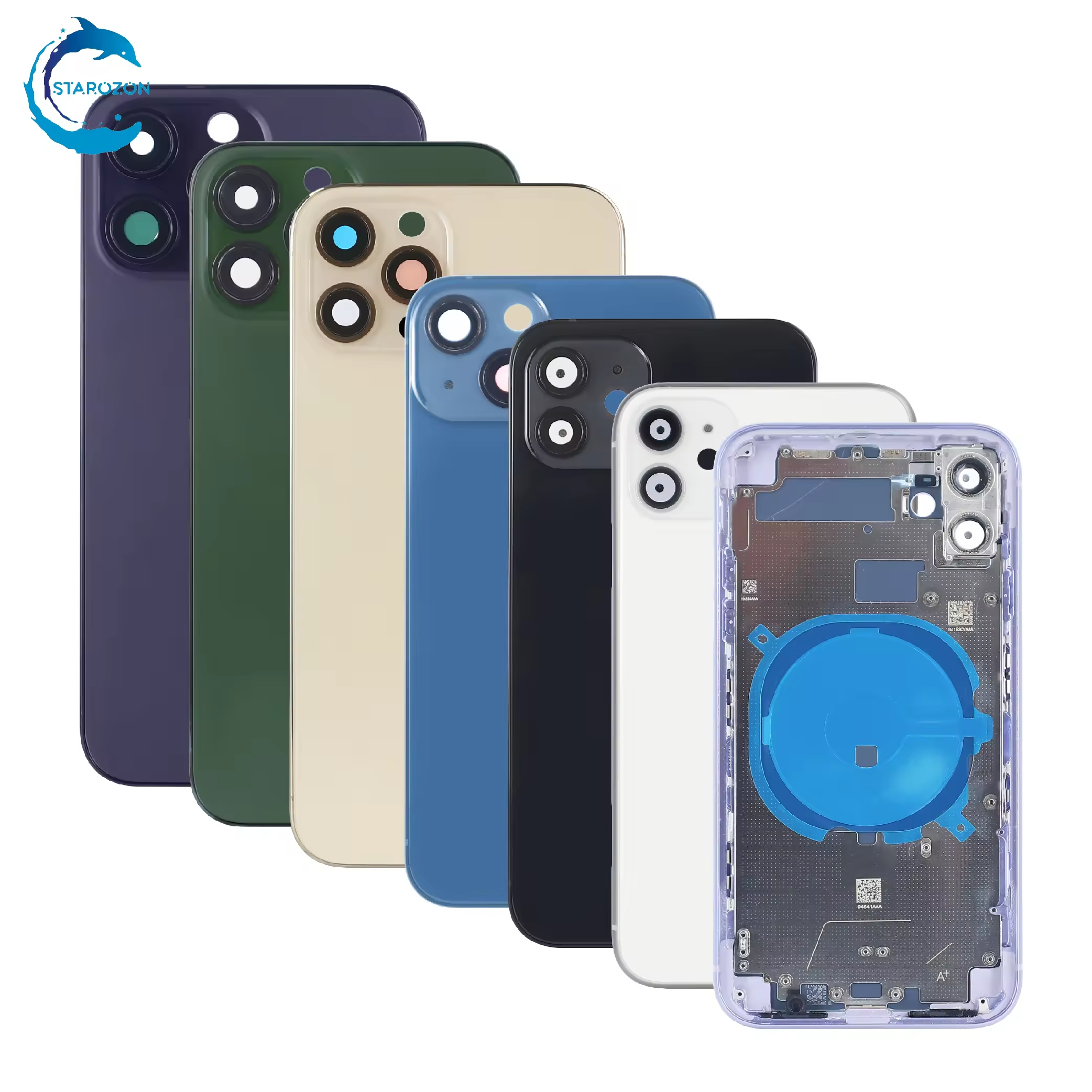 STAROZON Mobile Phone Housing for iPhone 11 11Pro 11Pro Max Smart Phone Parts Included High Quality Back Covers Rear Glass