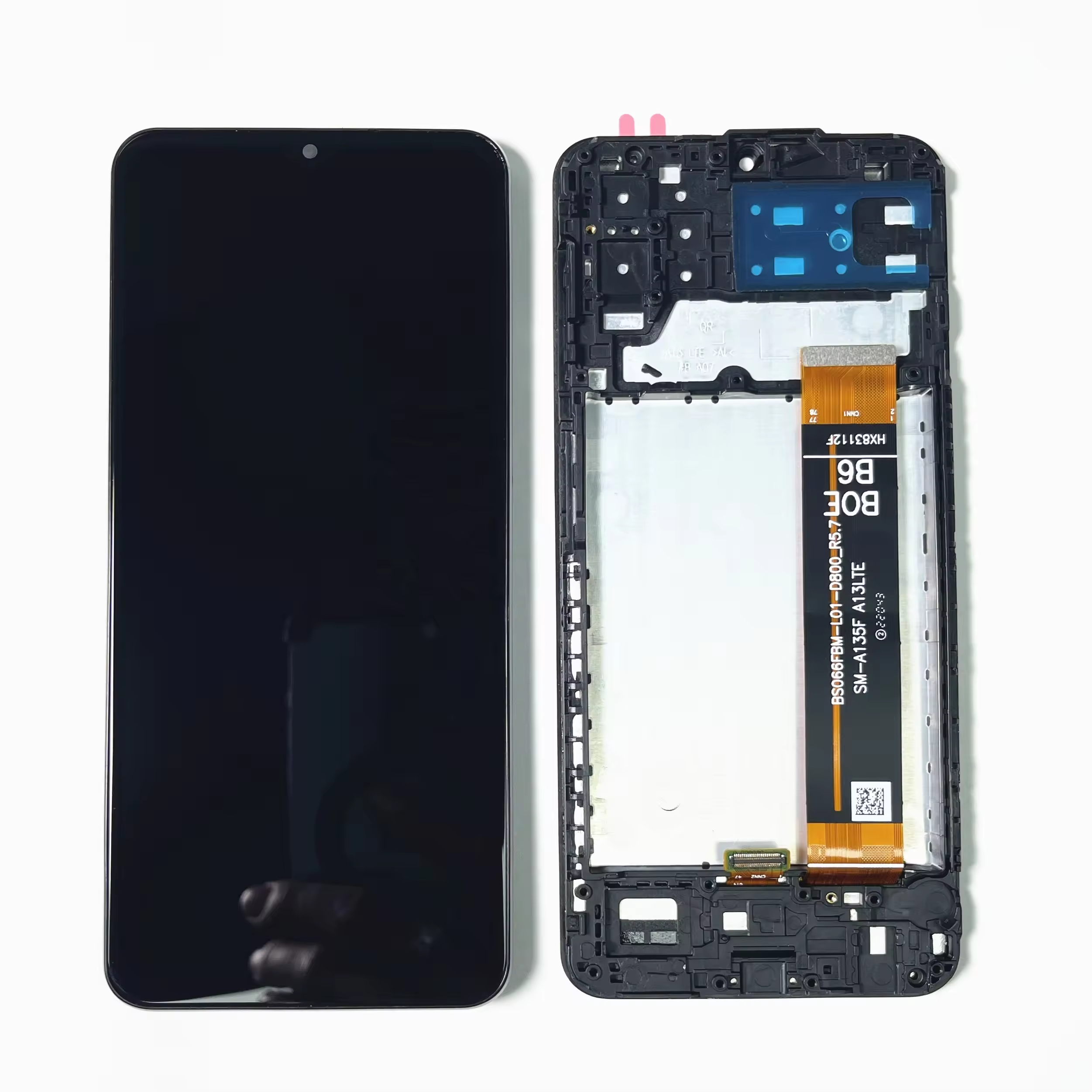 6.6_ PLS LCD With Frame for Samsung Galaxy A13 4G LCD Display Touch Screen Assembly for Samsung A13 A135F A135M A135U A135N
