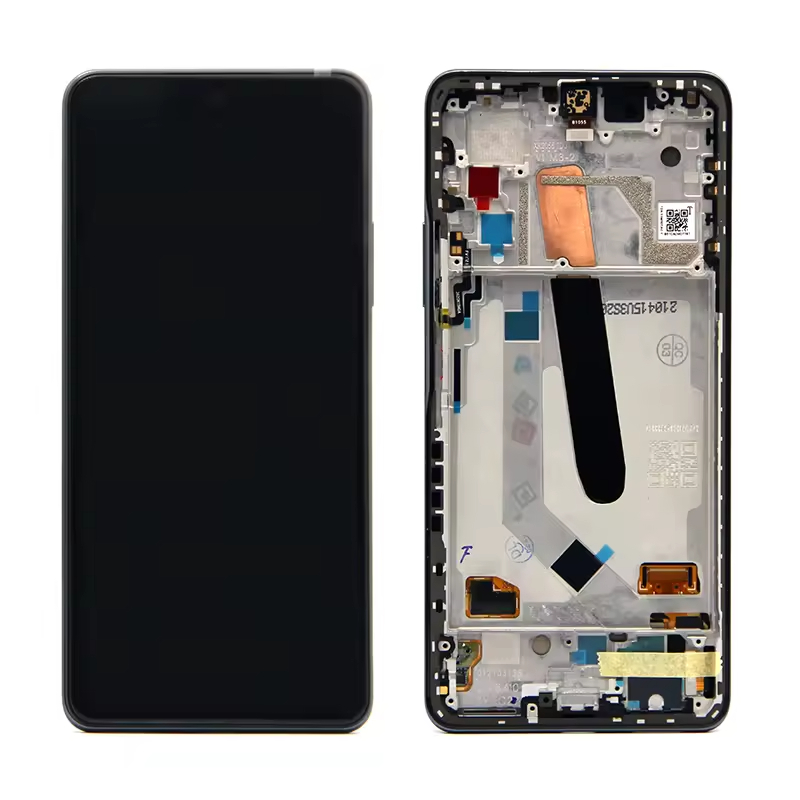 Smart Phone Original Replacement parts Amoled Oled Display Poco F3 Lcd with middle frame for Xiaomi
