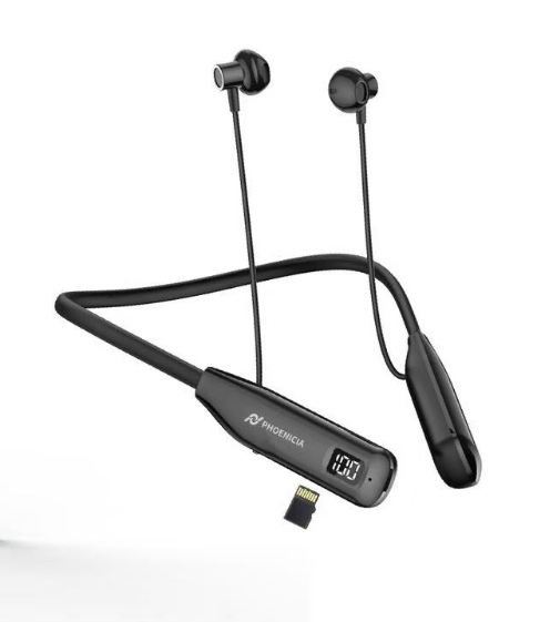 PHOENICIA earphone neckband 800 mah battery  PH-Y12  neck handing sports wireless
