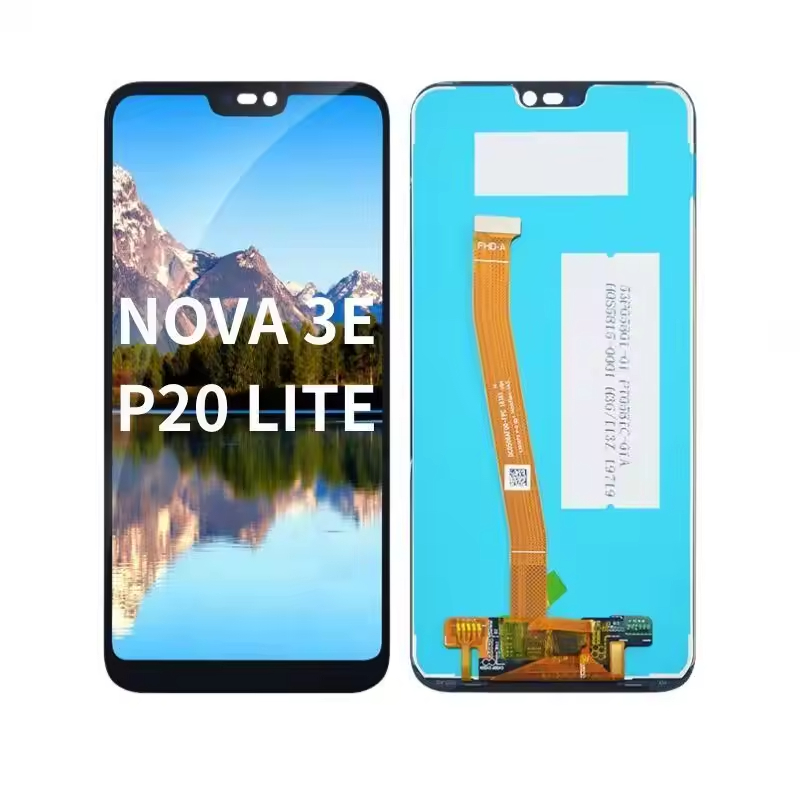 For Huawei P20 Lite Back Battery Glass Cover With Camera Lens Battery Cover Nova 3e Rear Door Housing Case Panel