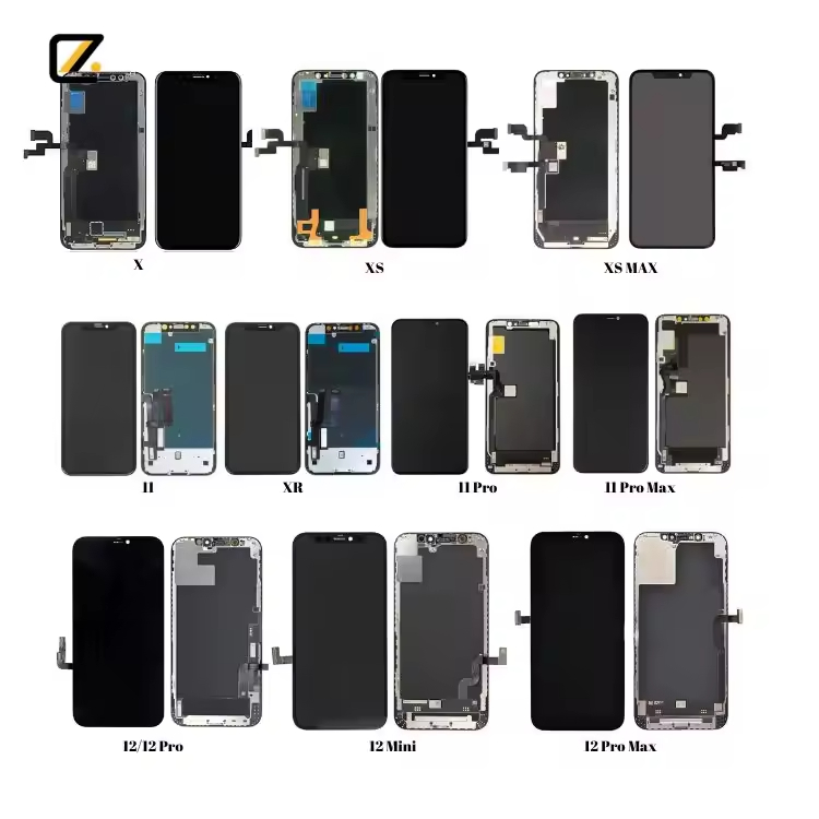 Factory Direct Oem Original Mobile Phone Lcd for Iphone X Xs Xr 11 12 13 Pro Max Lcd Oled Touch Screen Display Digitizer