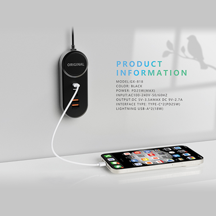 CUKY PD fast charging wired charger-GX-818.1