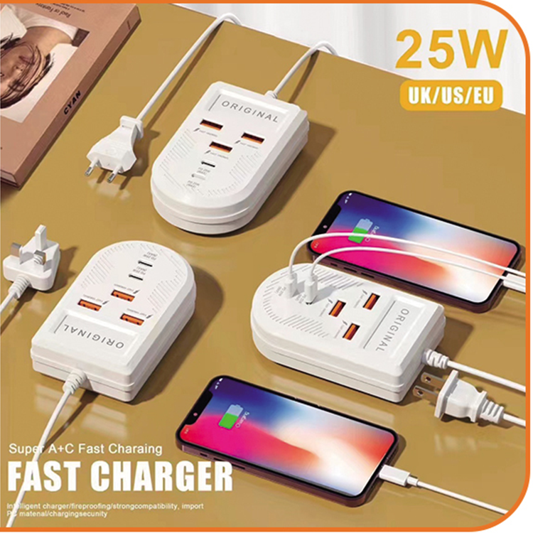 CUKY Business Travel Super A+C 25W Fast Charger -UK-US-EU