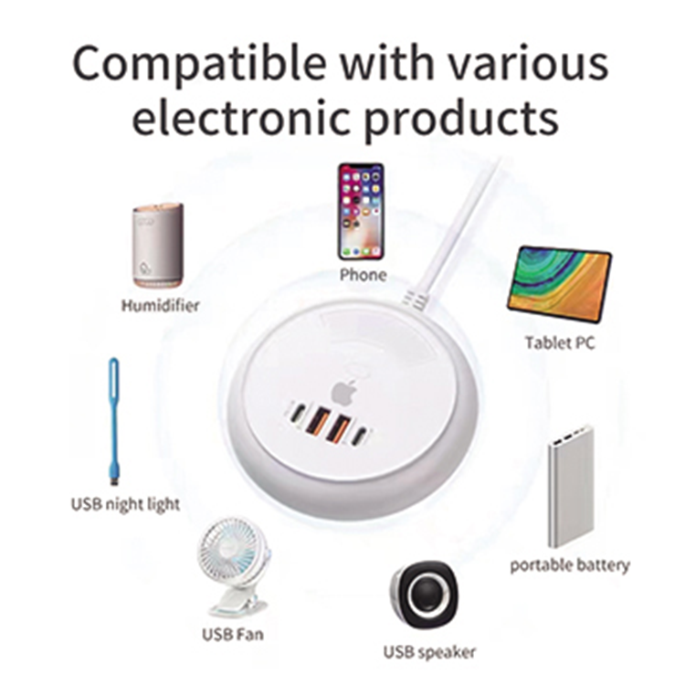 CUKY Apple Fast Charging USB+TYPE-C Port Wired Charger-005