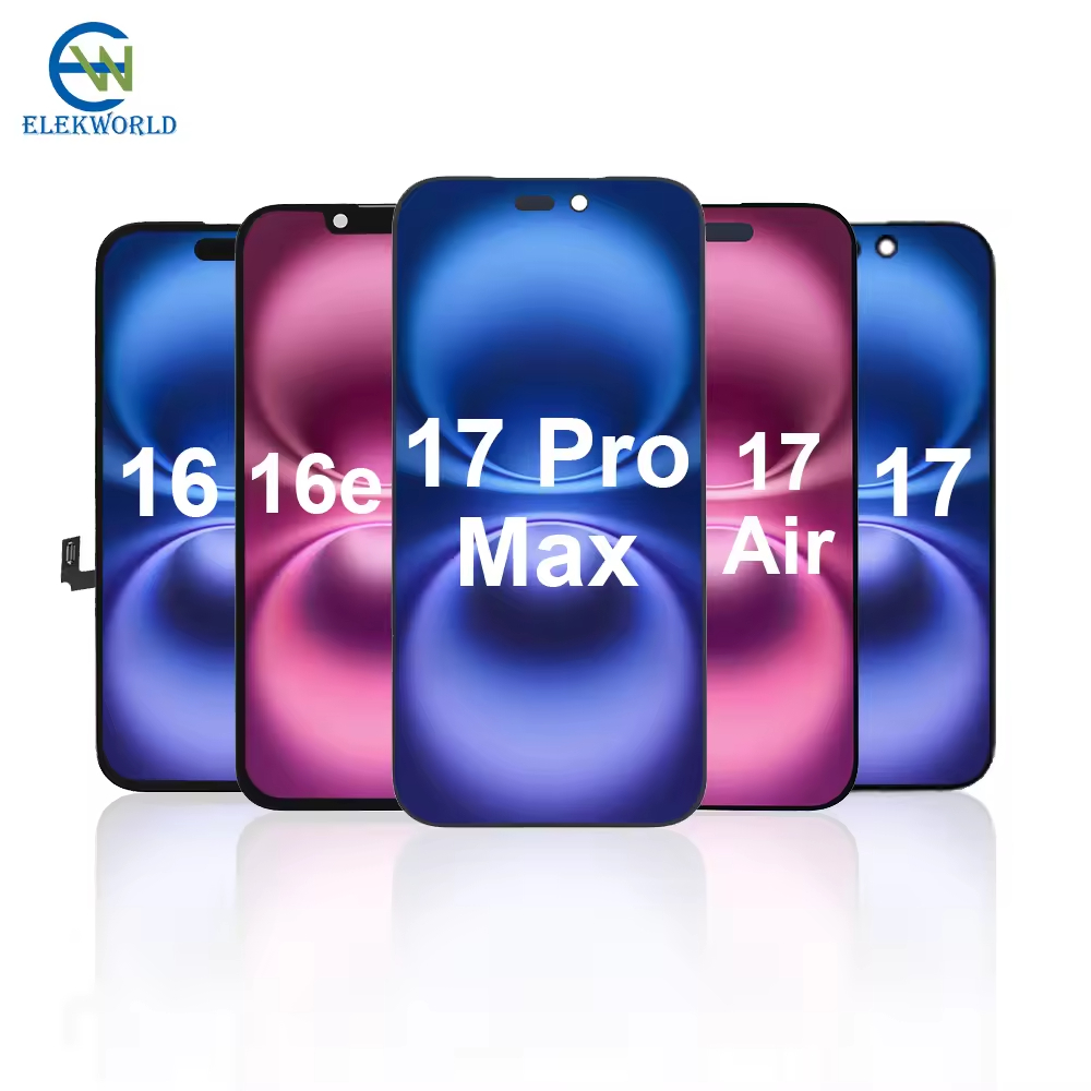 LCD Display for iPhone 16 16e 17 17 Air 17 Pro Max Screen Pantallas De Celulares with Touch Digitizer Assembly for Mobile Phone