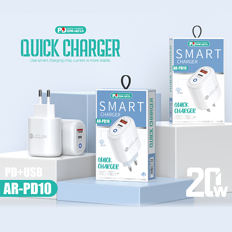 ANRUT-fast PD+USB port charger -20W