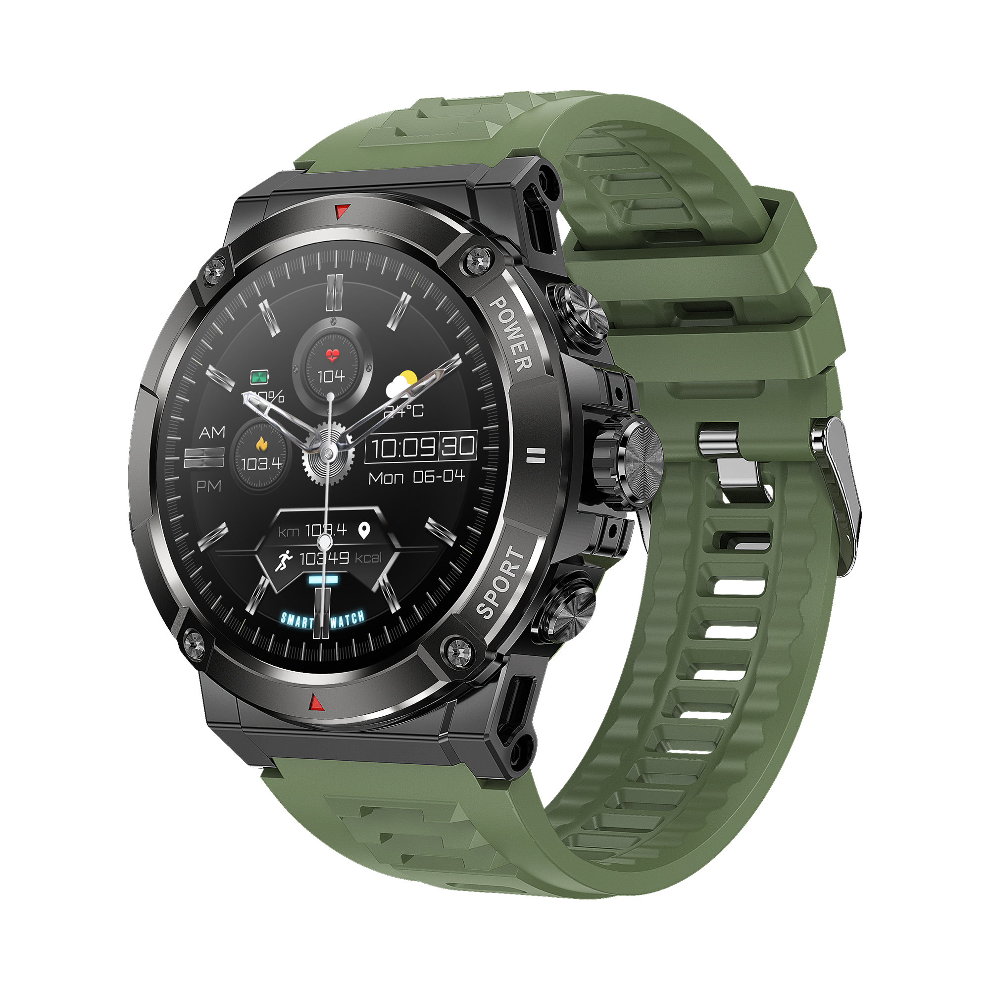 Sovogue New Design GPS Smart Watch NX8 Pro Men 1.43 Inch Health Monitor Compass 400mAh Battery Sports Watches Built