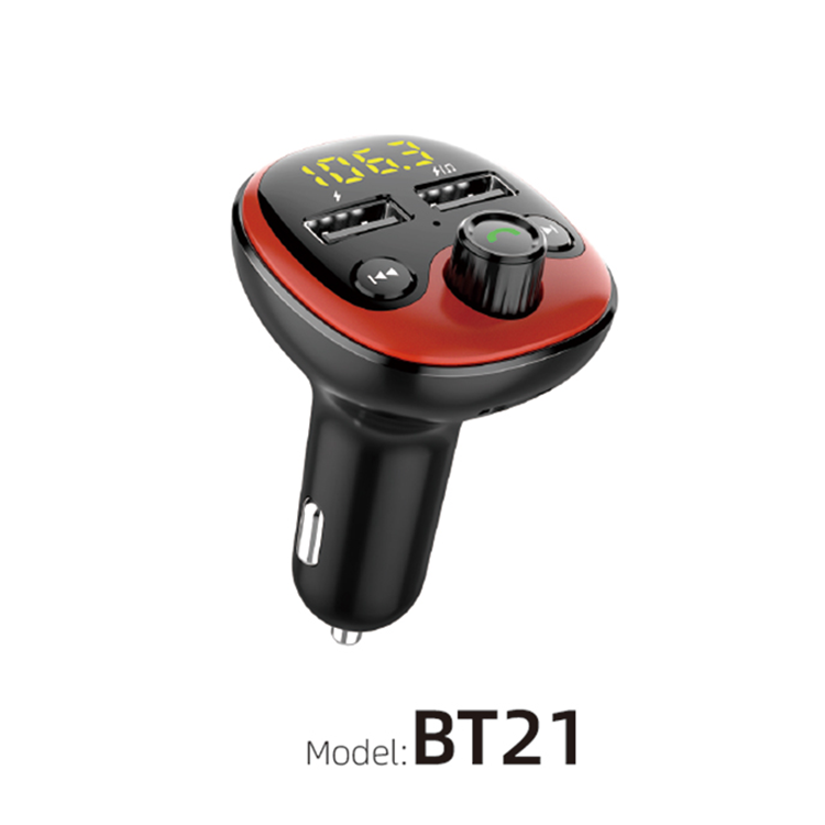 PD car charger dual-port QC3.0 fast charging series (with display screen)