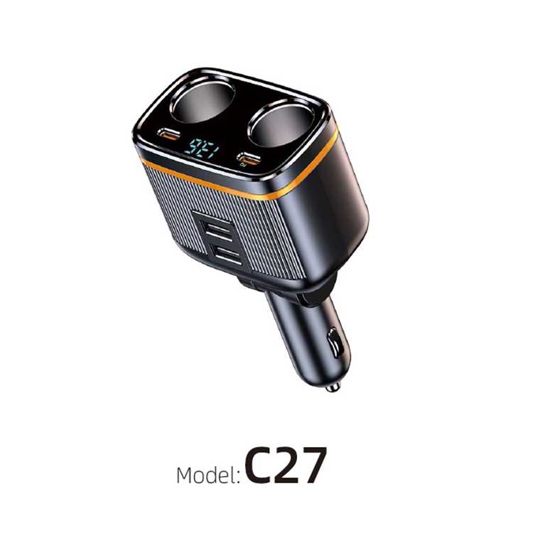 PD car charger dual USB+ dual TYPE-C four-port series