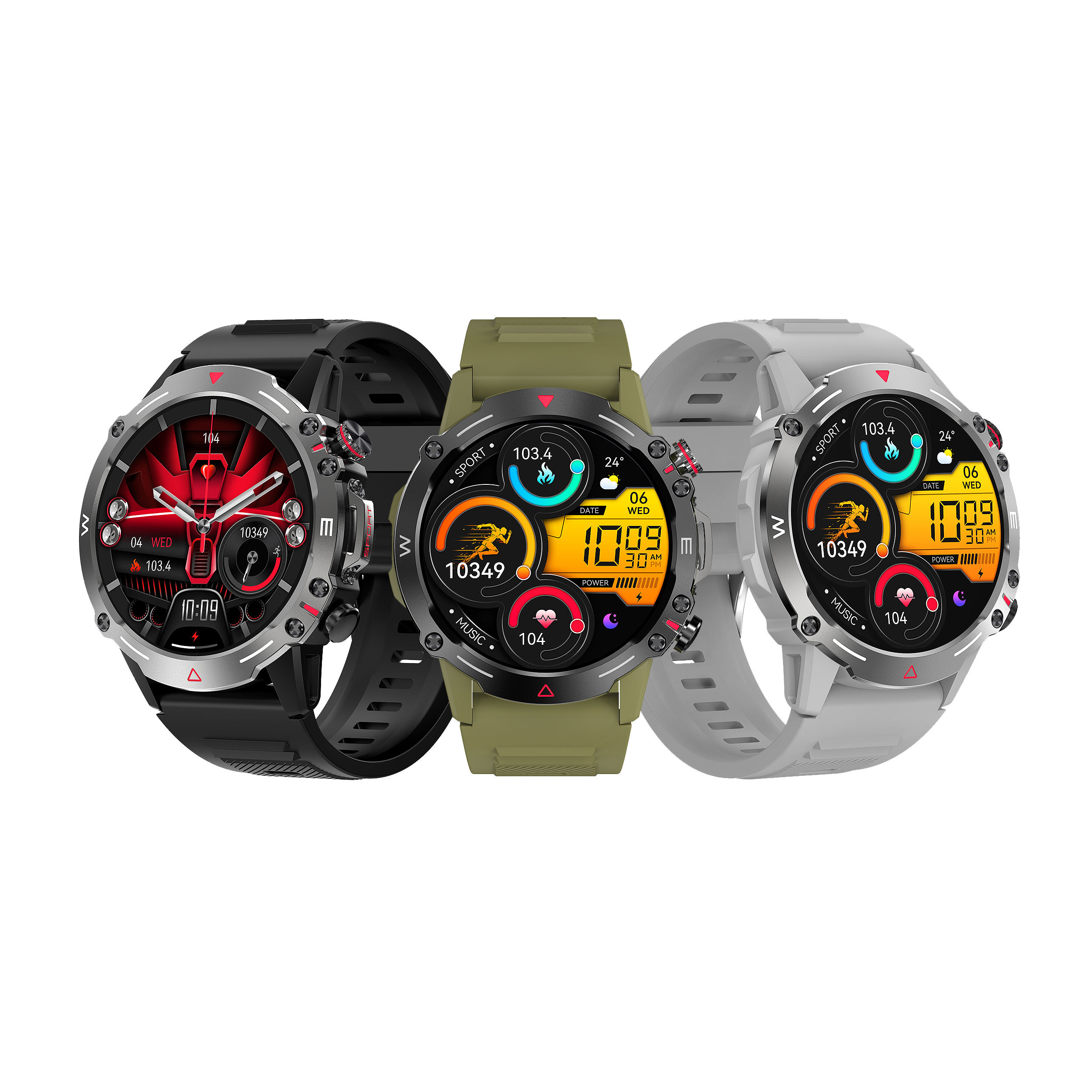 Sovogue HK87 AMOLED BT Phone Sport Smart Watch 410mAh Battery Smart Bracelet Man Women Cheap Reloj Smart Watch