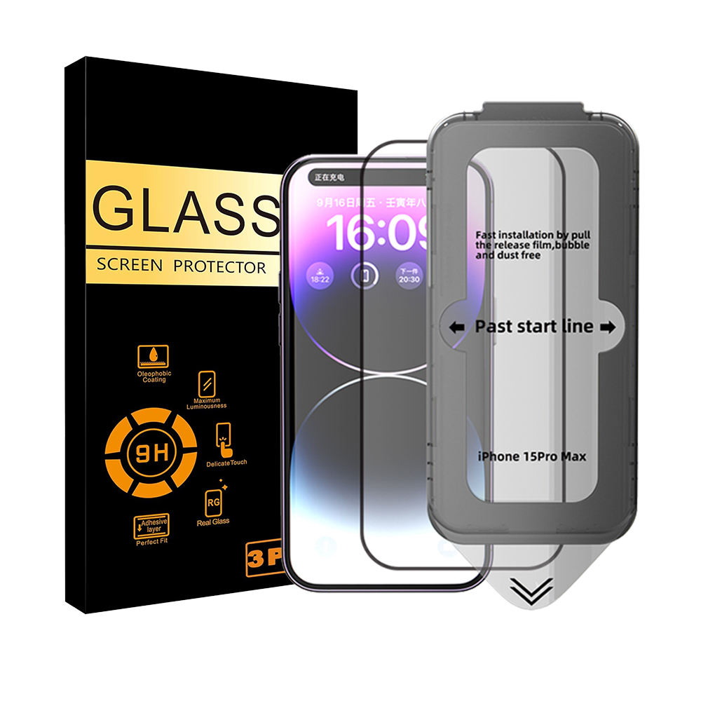 Dust Free Screen Protector For Iphone 15 14 13 Pro Max Installation Kit Dust Free Screen Protector Easy Install Applicator - Buy