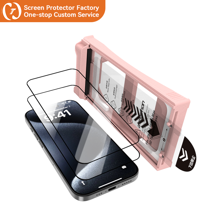 Factory Direct Tempered Glass Screen Protector Hd Clarity Easy Installation 9h Hardness Anti Shock For Iphone 16 Pro Max - Buy