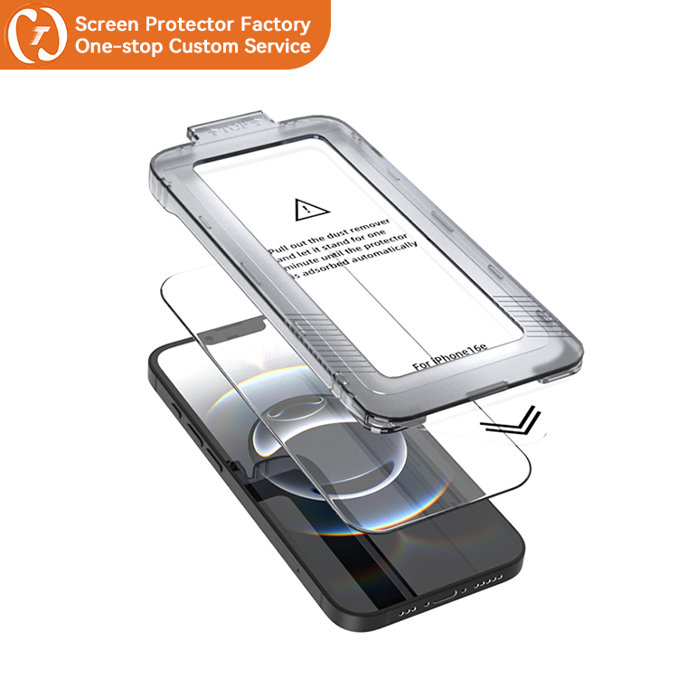 High Transparent Anti-shock Screen Protector For Iphone 16e 9h Hardness Hd Clear Tempered Glass Screen Protector - Buy Hd Temper