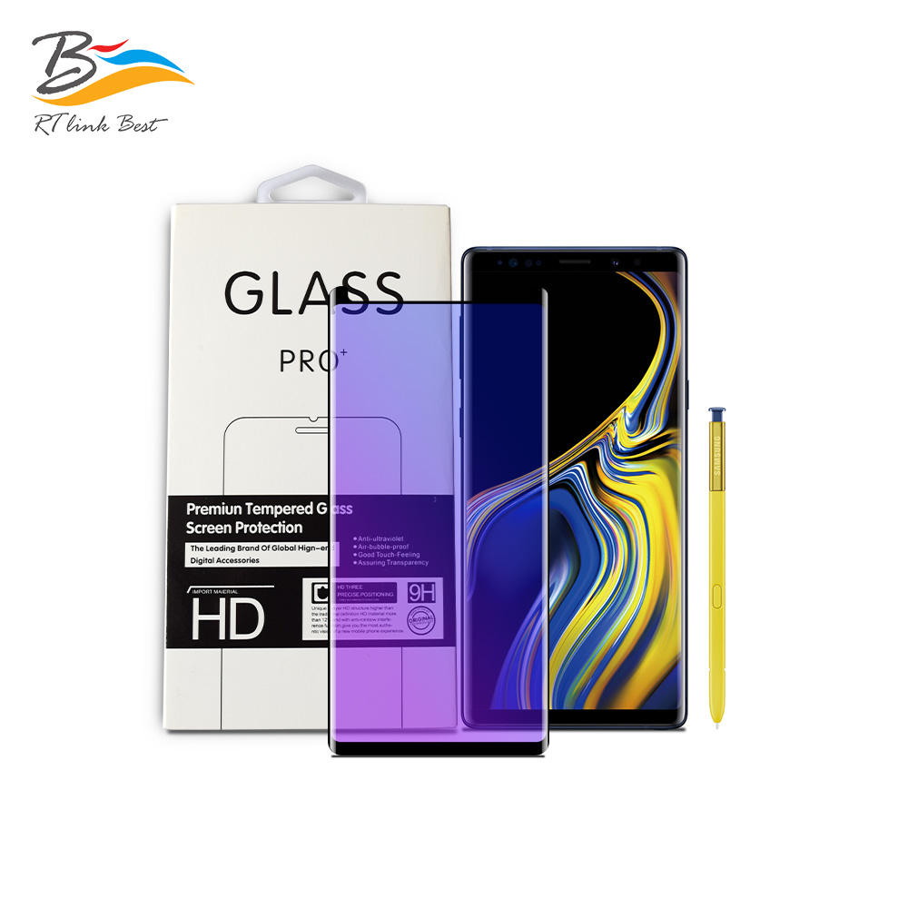 9h Hardness Anti Blue Light Tempered Glass Screen Protector For Iphone X Xr Xs Max 2.5d Radius Blue Film Mobile Phone Cover - Bu