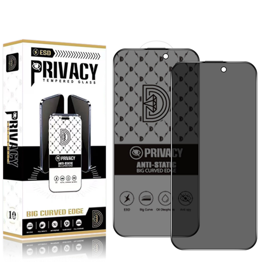 High Quality Apei 2.5d Full Cover Esd Anti-scratch Tempered Glass Hd Clear Phone Screen Protectors For Iphone 15pro_16 17pro Max