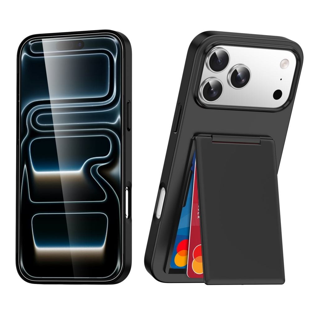 High Quality Card Slot Case For Iphone 17 Pro Max Luxury Simple Design Hot Sell Mobile Phone Cover Shockproof - Buy High Quality