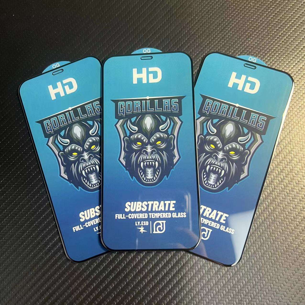 0.4mm Hd Tempered Glass For Iphone 17 16 15 Screen Protector 14 13 12 11 Pro Max Samsung A55 A35 A12 A13 A23 Screen Protector -