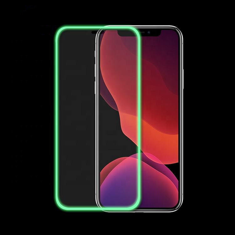 3d Glow In The Dark Glowing Screen Protector For Iphone 11 12 13 14 Pro Max 9 H 2.5d Tempered Glass Screen Protector Wholesale -